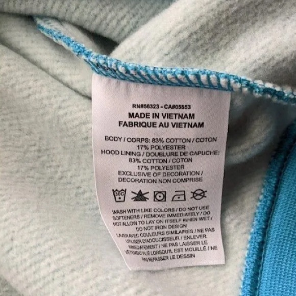 🎁🎄NIKE  ✨ NWT Lebron James *Rare* 20 Year Career Basketball Blue Hoodie Medium - Picture 9 of 9